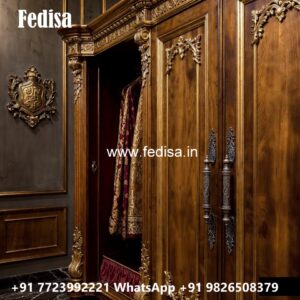 Luxury Wardrobe Design with Artistic Mirrors No-3567