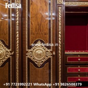 Luxury Classic Closet with Rich Wooden Texture No-3591