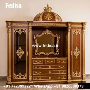 Classic Wooden Wardrobe Design for Elegant Interiors No-3614