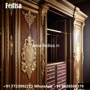 Stunning Wardrobe Design with Decorative Panels No-3622