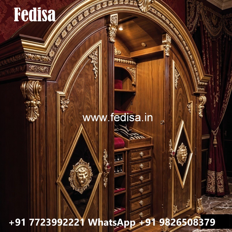 Functional Wooden Wardrobe Design Inspiration No-3669