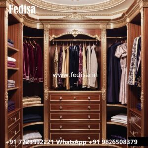 Beautiful Wardrobe Design with Premium Wood No-3676
