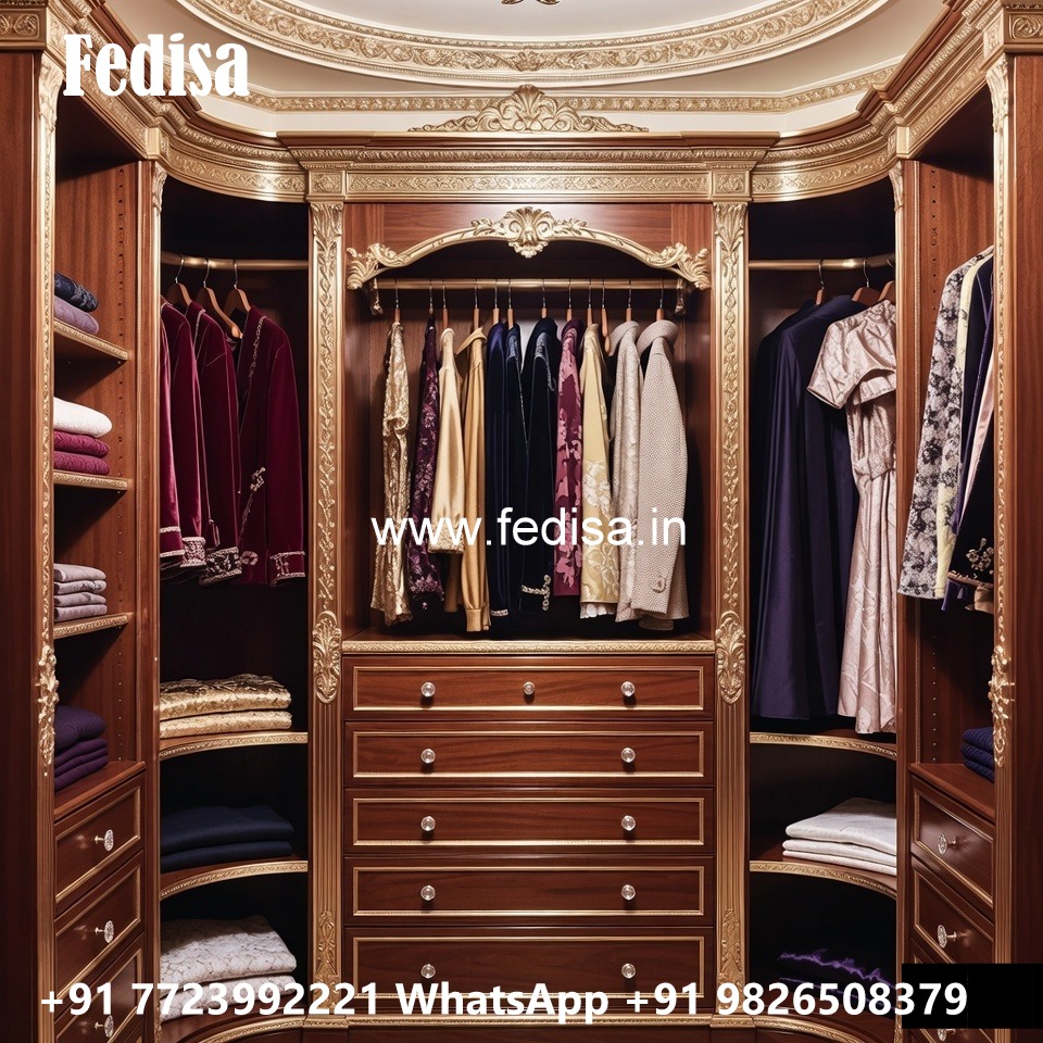 Beautiful Wardrobe Design with Premium Wood No-3676
