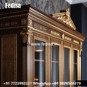 Stylish Wardrobe Design with Wooden Texture No-3683