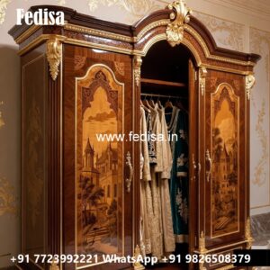 Contemporary Wardrobe Design with Glass Accents No-3685