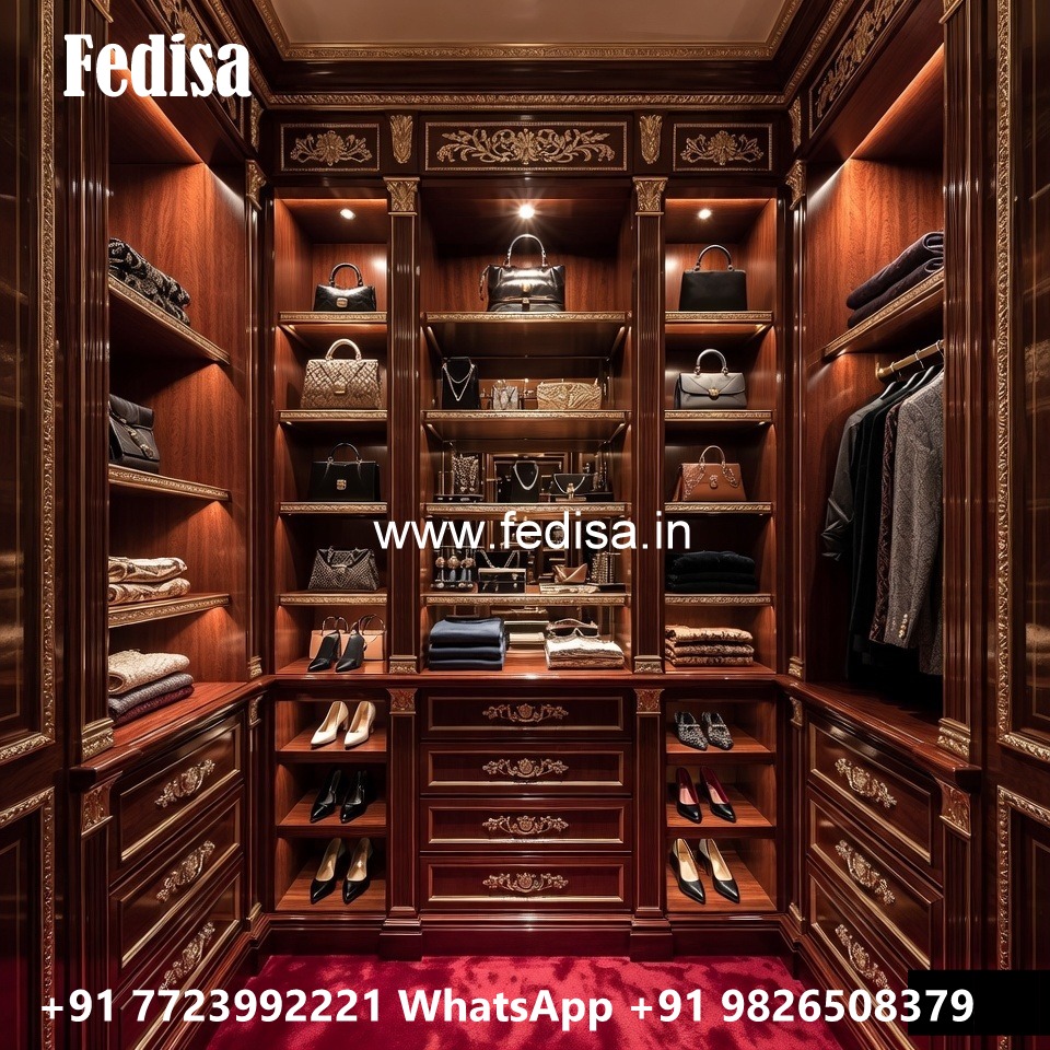Modern Wardrobe Design with Luxury Details No-3697