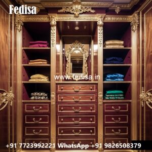 Luxury Wardrobe Design with Stylish Lighting No-3700