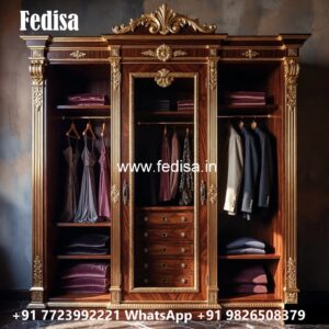 Minimal Wooden Wardrobe Design Inspiration No-3702
