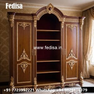 Sliding Wardrobe Design with Elegant Finish No-3715