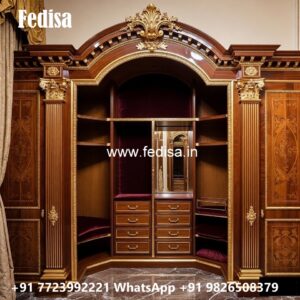 Elegant Wardrobe Design with Decorative Style No-3719