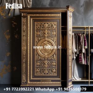 Wardrobe Design with Luxury Wooden Finish No-3721