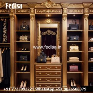 Smart Wardrobe Design with Stylish Storage No-3740