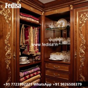 Modern Wardrobe Design with Custom Features No-3745