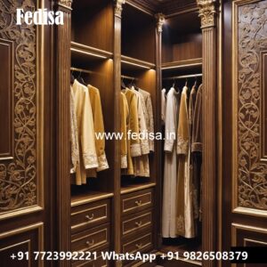 Contemporary Wardrobe Design with Elegant Lines No-3784