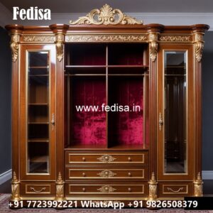 Stylish Wardrobe Design with Luxury Details No-3801