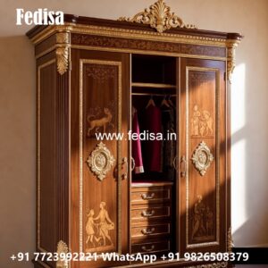 Modern Wardrobe Design with Decorative Panels No-3807