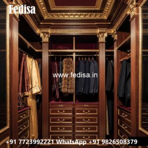 Premium Sliding Wardrobe Design with Mirrors No-3828