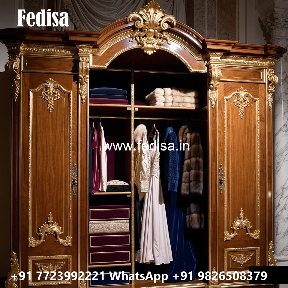 Stylish Sliding Wardrobe Design with Glass Finish No-3839