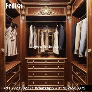 Elegant Sliding Wardrobe Design with Smart Storage No-3856