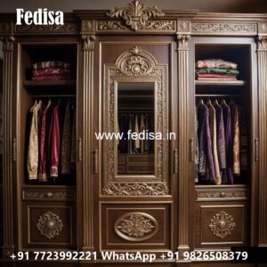 Luxury Wardrobe Design with Wooden Sophistication No-3864