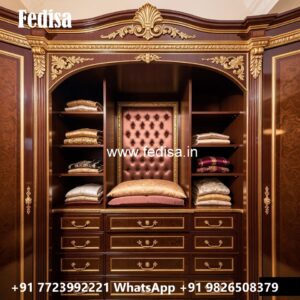 Elegant Wardrobe Design with Modern Storage Solutions No-3868