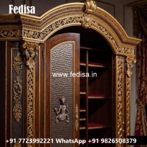 Premium Wardrobe Design with Elegant Wooden Finish No-3878