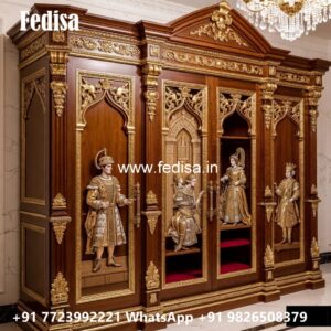 Elegant Wardrobe Design with Modern Mirror Finish No-3883