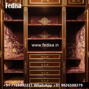 Classic Wardrobe Design with Decorative Panels No-4215
