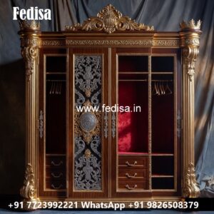 Elegant Master Bedroom Wardrobe Design No-4229