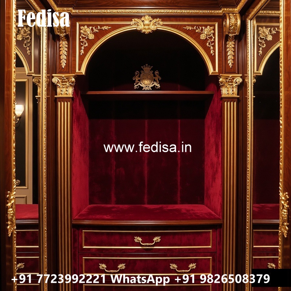 Classic Wardrobe Design with Premium Wood No-4242