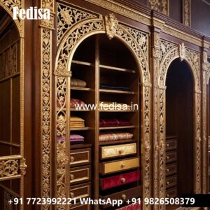 Luxury Classic Wardrobe with Mirror Panels No-4254