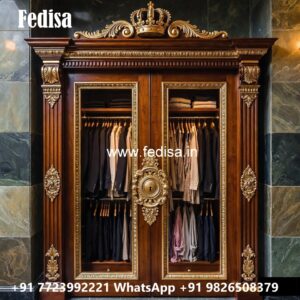 Classic Wardrobe Design with Sliding Doors No-4257