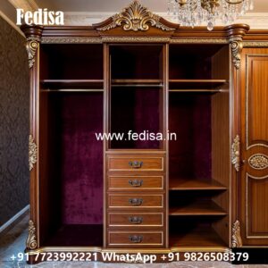 Elegant Closet Design with Classic Details No-4273