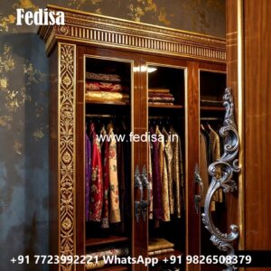 Elegant Wooden Wardrobe for Luxury Homes No-4279