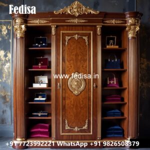 Classic Closet Design with Decorative Mirrors No-4280