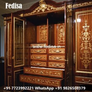 Classic Wardrobe Design with Artistic Details No-4287