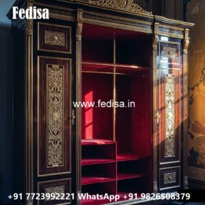 Elegant Wardrobe Design with Traditional Style No-4294