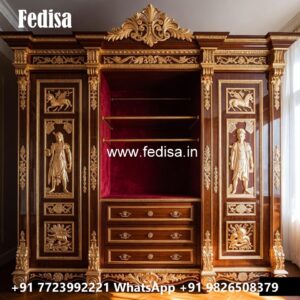 Classic Wardrobe Design for Royal Bedrooms No-4317
