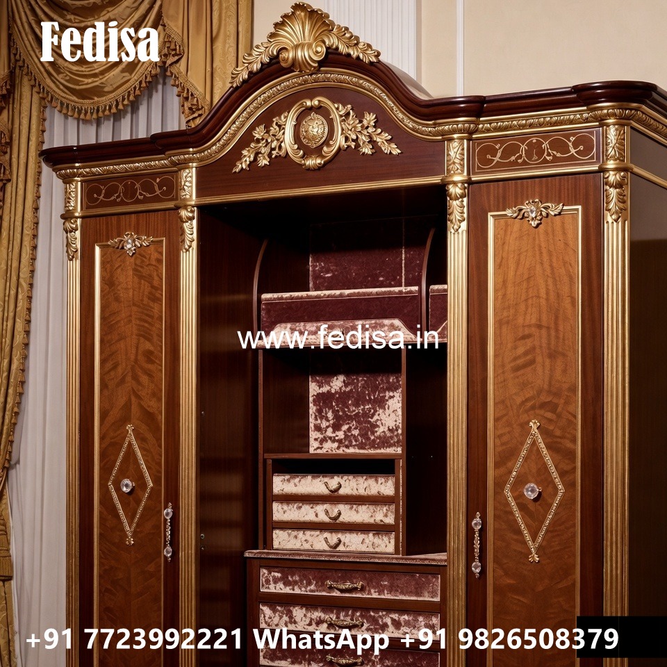 Antique Wardrobe Design with Modern Luxury No-4319