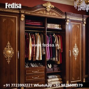 Elegant Wardrobe Design with Handcrafted Beauty No-4324