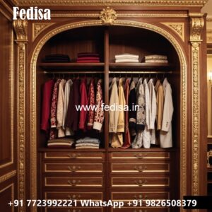 Classic Wardrobe Design with Decorative Accents No-4334