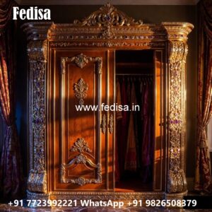 Wooden Closet Design with Elegant Craftsmanship No-4342