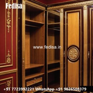 Classic Bedroom Wardrobe with Decorative Finish No-4351