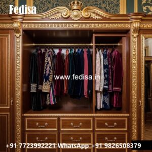 Classic Wooden Wardrobe with Mirror Beauty No-4361