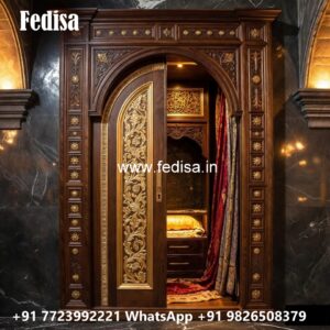 Classic Wardrobe Design with Elegant Shelving No-4365