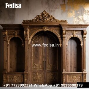 Vintage Closet Design with Premium Wood No-4383