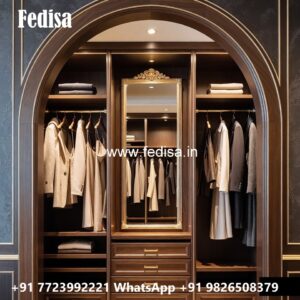 Classic Wooden Closet with Elegant Texture No-4385