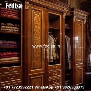 Classic Wardrobe Design with Vintage Luxury No-4400
