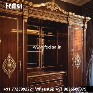 Royal Closet Design with Decorative Details No-4401