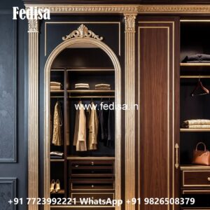 Elegant Wardrobe Design with Royal Charm No-4406